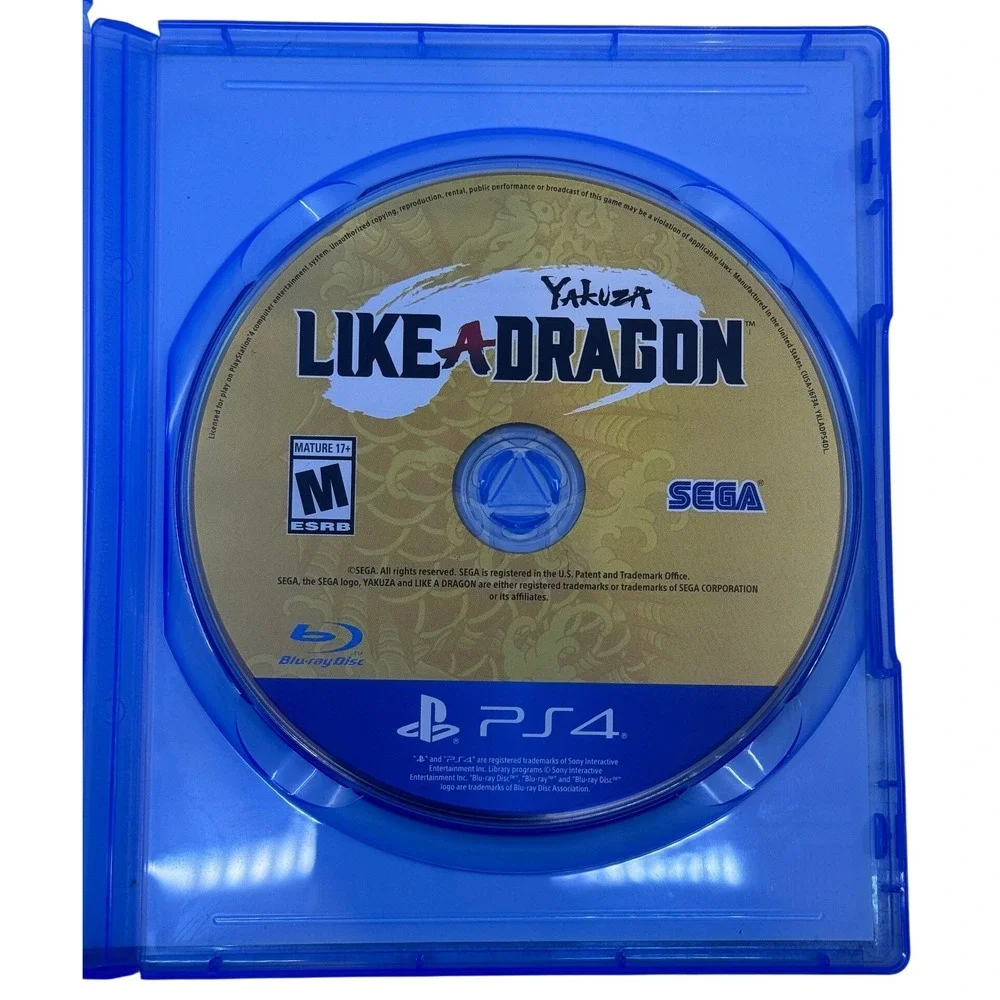 Yakuza Like a Dragon PS4 PlayStation 4 Sega Ryu Ga Gotoku Studio RPG Game